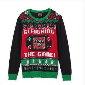 Boys size XS gamer ugly Christmas sweater.